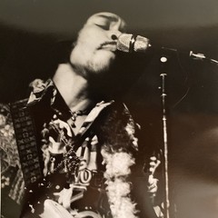 Jimi Hendrix Live Concert Photo 1967 11 x 14” Grant Jacobs Black White Stamped