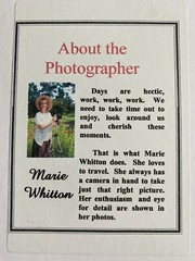 11 X 14 Photo in matte – signed by photographer Marie Whitton- BAHAMAS