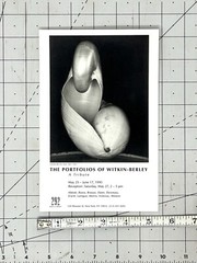 Edward Weston (1886-1953) Art Announcement Card 1995 PORTFOLIOS OF WITKIN-BERLEY