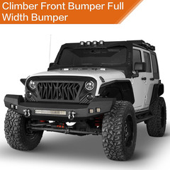 JK Wrangler Full Width Front Bumper for Jeep JK Wrangler 2007-2018 2/4 Door – Ro