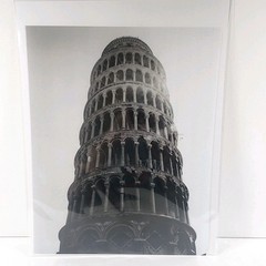 Vintage (Reprint) 8X10 Photograph Leaning Tower Of Pisa Italy Close Up 1973