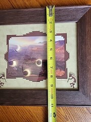 Sunstreak Lipan Point Grand Canyon Signed James Thompson Photo Framed Matted Art