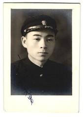 28 photographs Japan/Nippon, uniform portrait’s young men, photographs te
