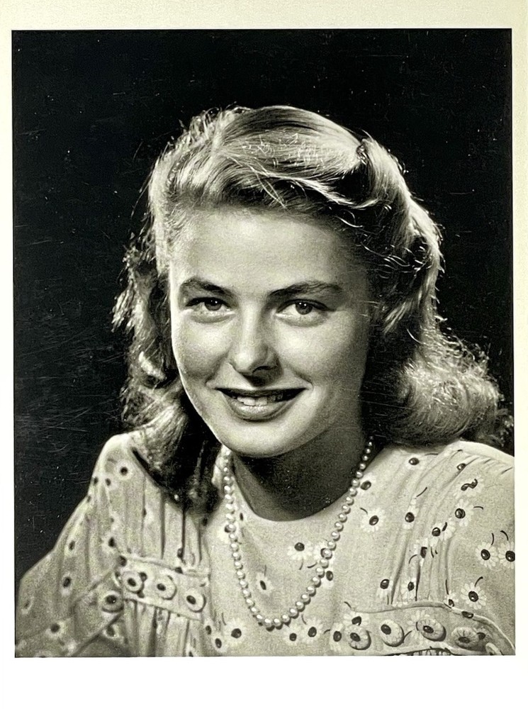 Ingrid Bergman Art Print Card Photo By Philippe Halsman Fotofolio 4”x6”