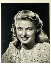 Ingrid Bergman Art Print Card Photo By Philippe Halsman Fotofolio 4”x6”