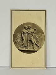 Bertel Thorwaldsen Youth Or Summer Relief Sculpture CDV Cart De Visite