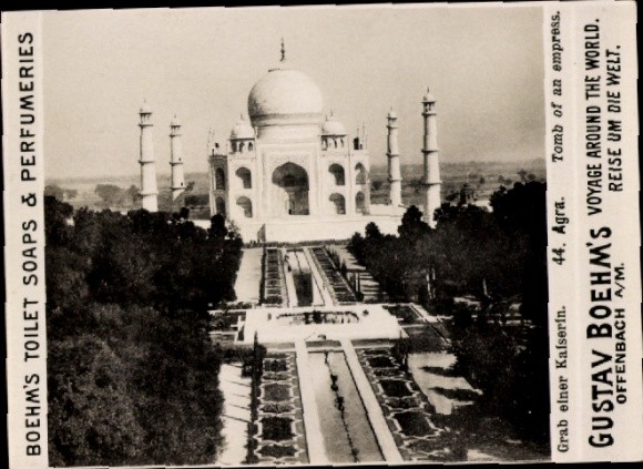 Photo Agra India, grave of an empress, advertisement Boehm’s toilet soap – 11088248