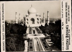 Photo Agra India, grave of an empress, advertisement Boehm’s toilet soap – 11088248