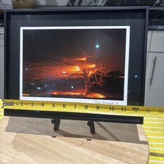 Photograph Print Titled Burning Tree” Signed By Paul Kitagak Jr. F-10”x12.75”