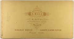 Italy Trieste Castle Miramare c1870 Photo Giuseppe Wulz Stereo Vintage