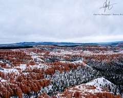 Bryce Canyon National Park Winter Canyon Fine Art Print – Flick Pics Photography