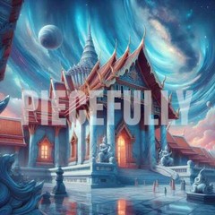 Thailand in Manhwa #009 AI Digital Art Image of Marble Buddhism Temple