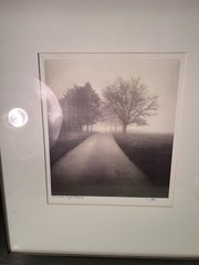 Carriage Road Wood Framed Photo Signed By Richard Calvo 16.5×14.5”