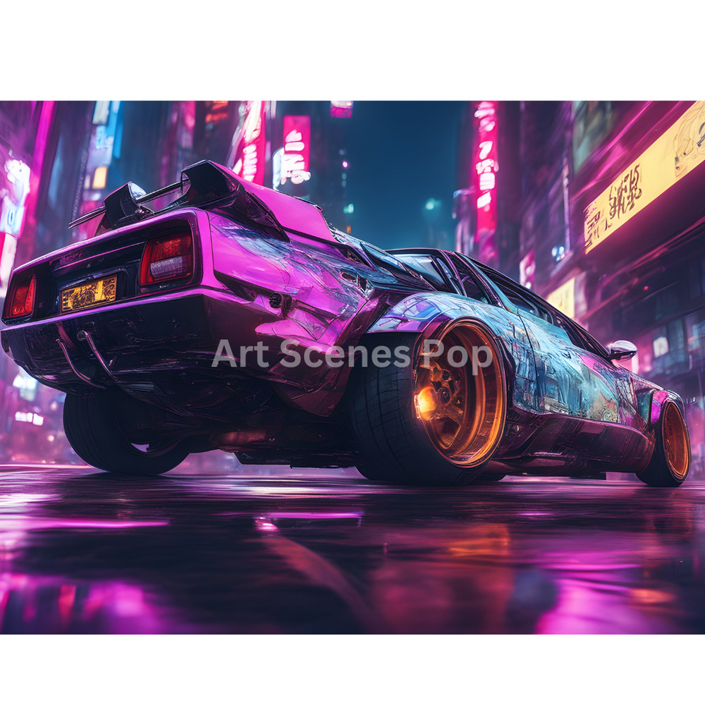 Cyberpunk Car Digital Art Wallpaper Image Picture Photo 2024 By Art Scenes Pop