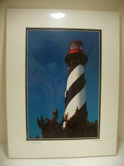 MATTED PHOTOGRAPHY St Augustine Lighthouse by Clark Wheeler 2001 12×16