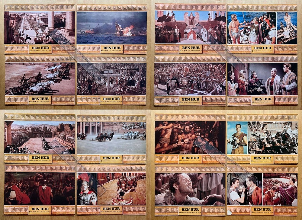 20 x cinema poster photo picture film Ben Hur with Charlten Heston from 1959 (f23867
