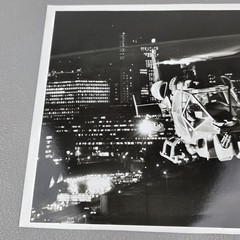 Blue Thunder Movie Still Photo 1983 Helicopter Night Cityscape Black & White