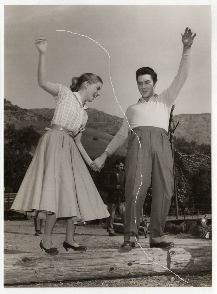21x16cm Vintage Archive Barite Photo United Press 1960s Elvis Presley photo
