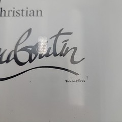 Christian Louboutin Red Bottom Framed Art New 12 x 12 Fairchild Paris