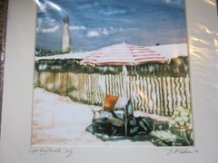 ONE Colorful CAPE MAY NJ BEACH Art Photograph, signed dated PRINT 11×14 matte