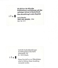 A.R. Penck (Ralf Winkler) 1939–2017 – Art Photo Print Announcement Card Berlin