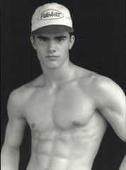 1999 Bruce Weber Male Model Peter Bare Chest Peterbilt Cap Art Photo Gravure