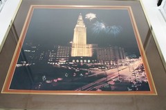 Terminal Tower New York NY 24×24 professionally custom matted framed photograph