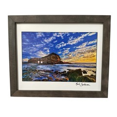 Whale Rock At Three Arch Bay Laguna Beach Framed Art Photo by MARK SANDERSON