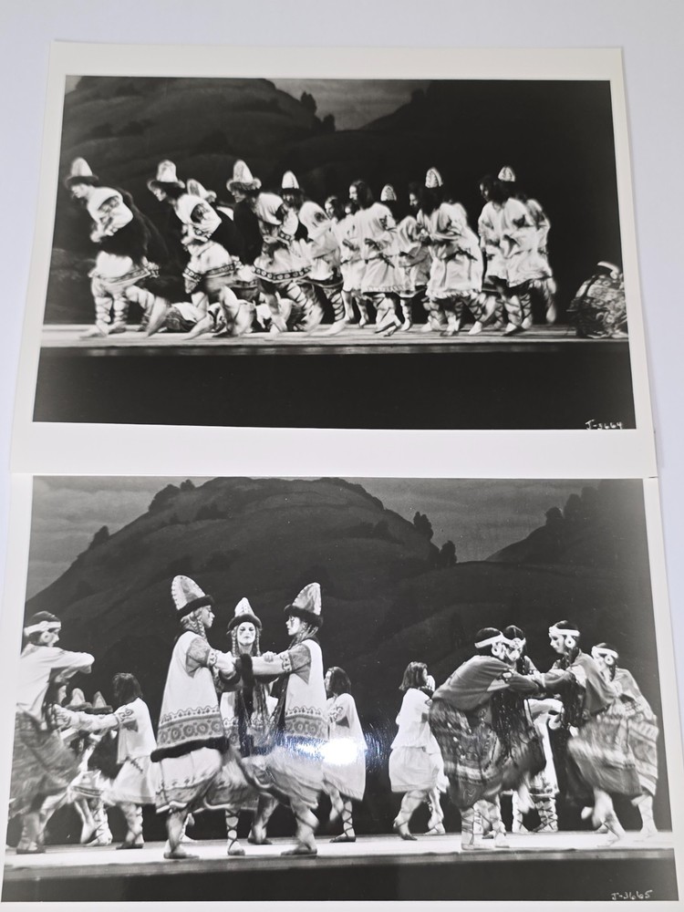 THE JOFFREY BALLET 8×10 HERBERT MIGDOLL 2 PRESS PHOTO TYPE 1 VTG DANCE INDIAN 2