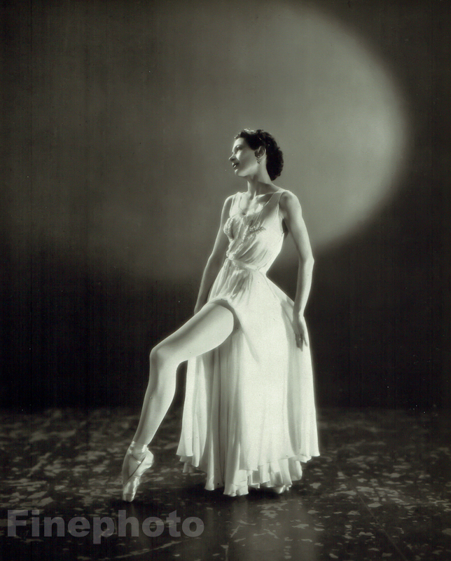 1949 BALLET THEATRE Dance DIANA ADAMS Fashion GEORGE PLATT LYNES 13×10 Photo Art