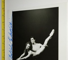 JOFFREY BALLET SIGNED 8×10 PRESS PHOTO ELIZABETH PARKINSON DANCE BALLERINA VTG