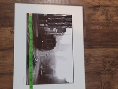 Signed San Francisco Cable Car Photo Danny Li Black & White Matted 10.75×13.75