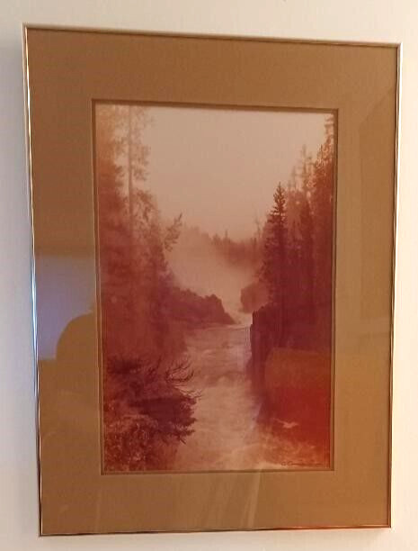 Willam Plante «Wilderness Creek» Photo 1976 Signed