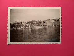 Old photo antique lake ship boat Lake Constance landscape boat nice ship old photo