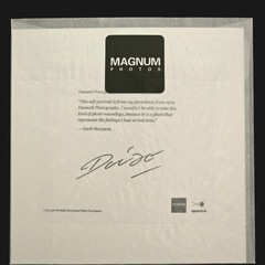 Daido Moriyama SIGNED Magnum Archival Print 6″ x 6″ Farewell Photography 1972