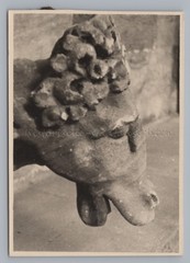 Bamberg 1949 – Saint Peter and George Stag Cow Gargoyle – Old Photo 1940s