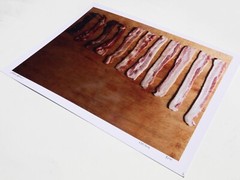Gradation of Bacon – 17″ x 22″ Fine Art Photography Print – Artistic Food Photo