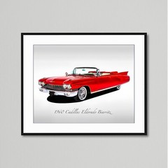 Classic Cars – 1960 Cadillac Eldorado Barritz – Print
