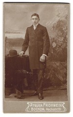Photography studio Frohwein, Bochum, Hochstrasse 19, neat young man with r