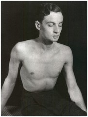 1994 George Platt Lynes 1927 Self Portrait Bare Chest Art Photo Gravure