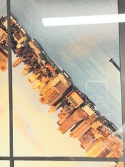“Manhattan Skyline” David Smith Photography Framed New York City Pair Photos
