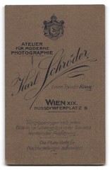 Photograph Karl Schröder, Vienna, Nussdorferplatz 8, two brothers in Lederhosen mi