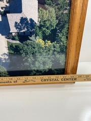 Professional Aerial Photo of a Midwest Lake Home Mansion Framed 23″x18.5″ 2000