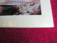 Duse Fotografia (Blue Domes of Greece) THREE 5″ x 7″ FRAMED PHOTOS Exc Signed