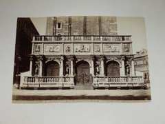 Naya / Venice Venezia 1870 The Loggetta Vintage Albumen Print