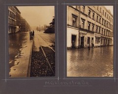 Photo Album 63 Photographs, View Karl Marx City / Chemnitz, Flood 1954,