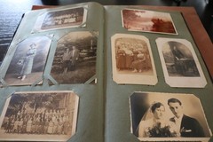 Great old photo postcard album – 200 photos and cards from around 1910