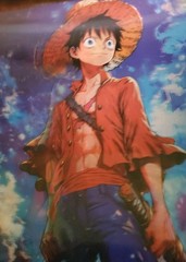 ONE PIECE ☠️ 🏴‍☠️ 🦜 MONKEY 🐒 D. LUFFY! 3D LENTICULAR POSTER!!