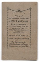 Photograph Josef Knippschild, Heidelberg, Hauptstraße 25, soldier in uniform NEB