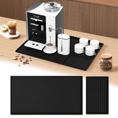 Silicone Mat Pad for Coffee Maker, Large Silicone Mat with Edge 60 x…